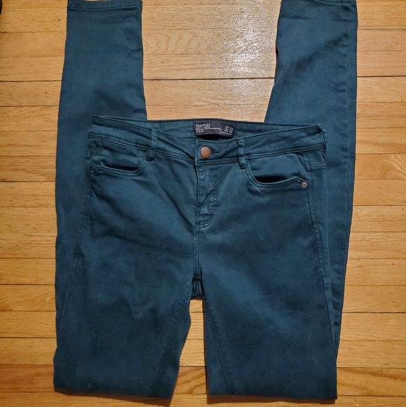 Green zara skinny jean - Picture 1 of 3